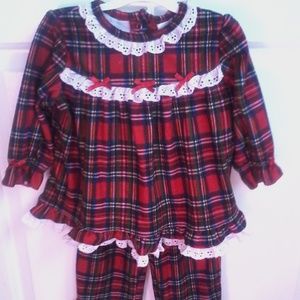 Little Me Christmas pajamas